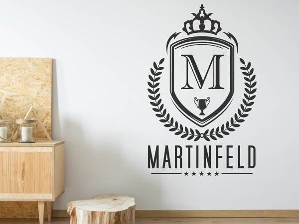 Wandtattoo Martinfeld Wappen