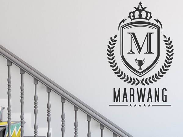 Wandtattoo Marwang Wappen
