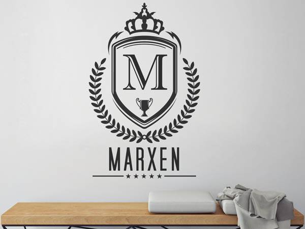 Wandtattoo Marxen Wappen