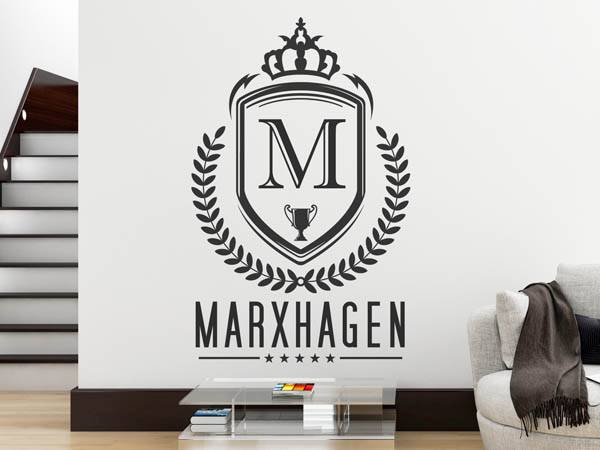 Wandtattoo Marxhagen Wappen