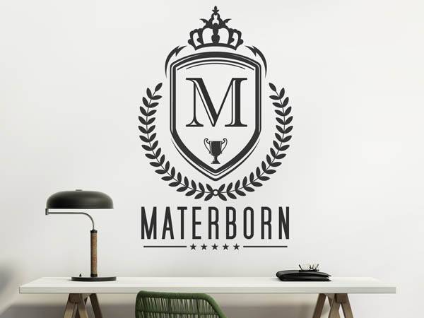 Wandtattoo Materborn Wappen
