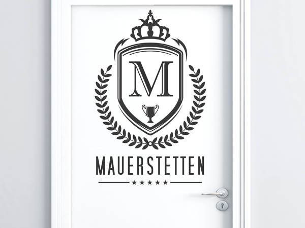 Wandtattoo Mauerstetten Wappen