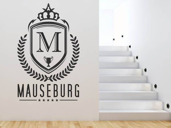Wandtattoo Mauseburg Wappen
