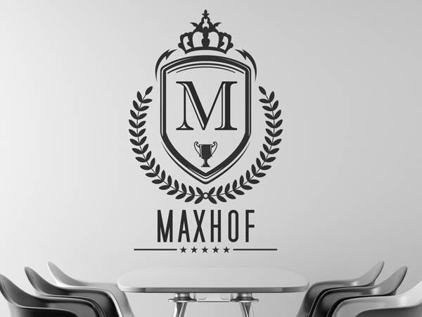 Wandtattoo Maxhof Wappen