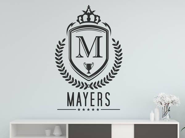 Wandtattoo Mayers Wappen