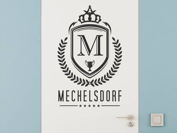 Wandtattoo Mechelsdorf Wappen