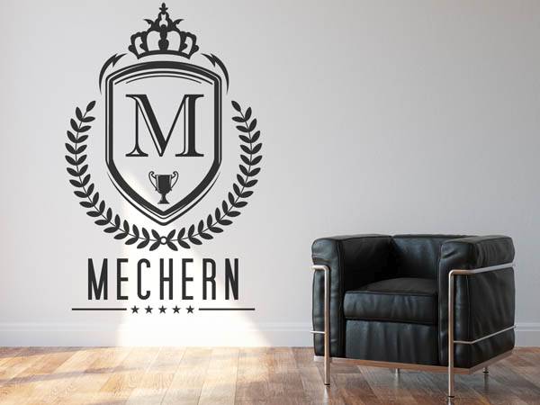 Wandtattoo Mechern Wappen