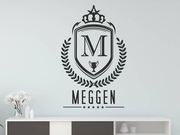 Wandtattoo Meggen Wappen