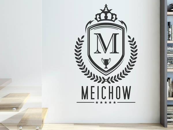 Wandtattoo Meichow Wappen