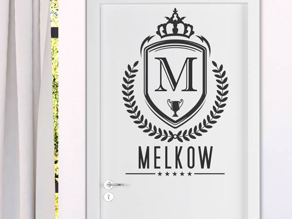 Wandtattoo Melkow Wappen