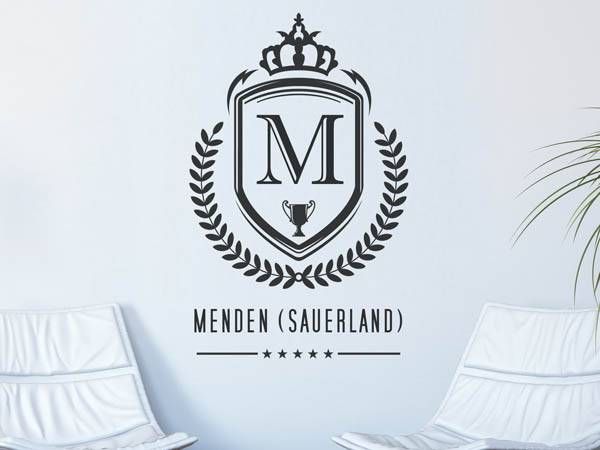 Wandtattoo Menden (Sauerland) Wappen