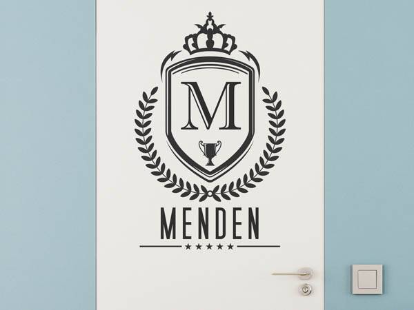 Wandtattoo Menden Wappen
