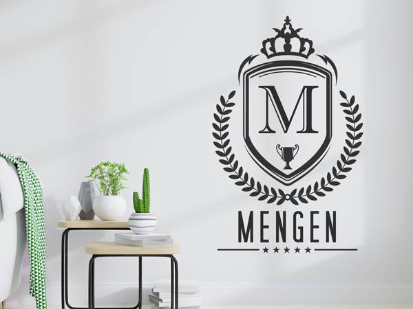 Wandtattoo Mengen Wappen