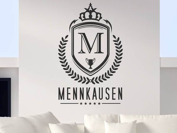 Wandtattoo Mennkausen Wappen