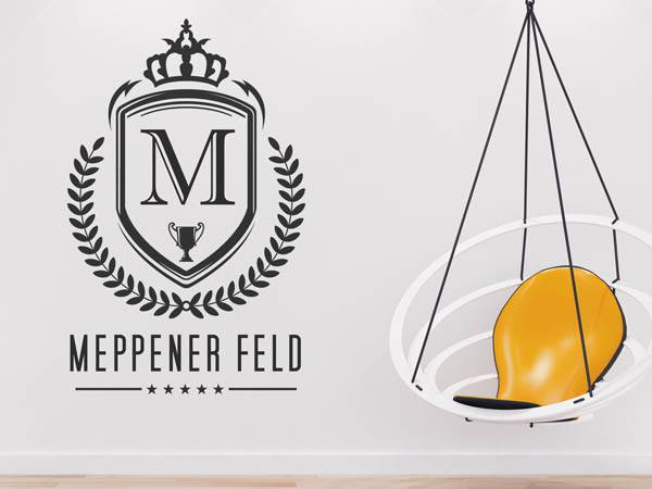 Wandtattoo Meppener Feld Wappen