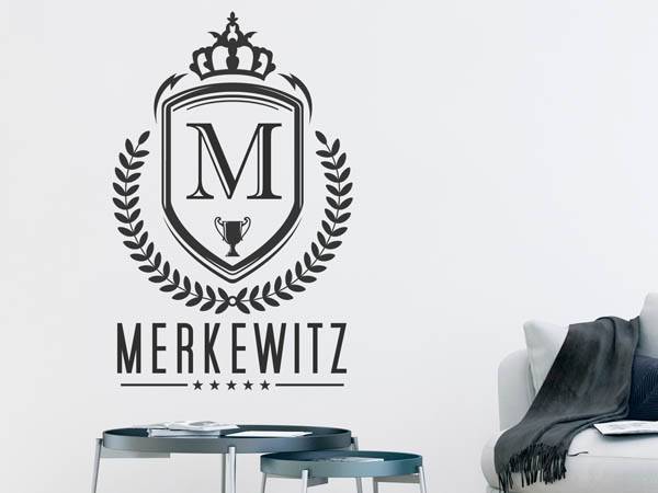 Wandtattoo Merkewitz Wappen