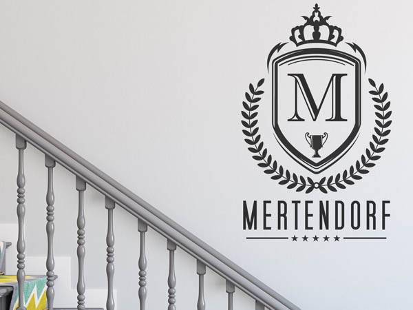 Wandtattoo Mertendorf Wappen
