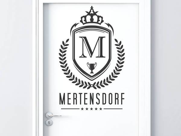 Wandtattoo Mertensdorf Wappen