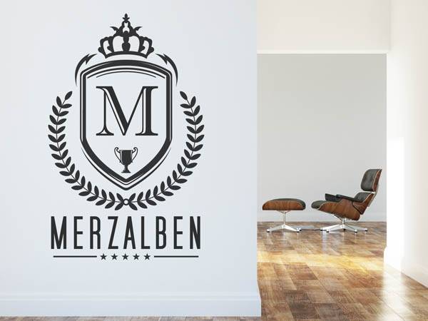 Wandtattoo Merzalben Wappen
