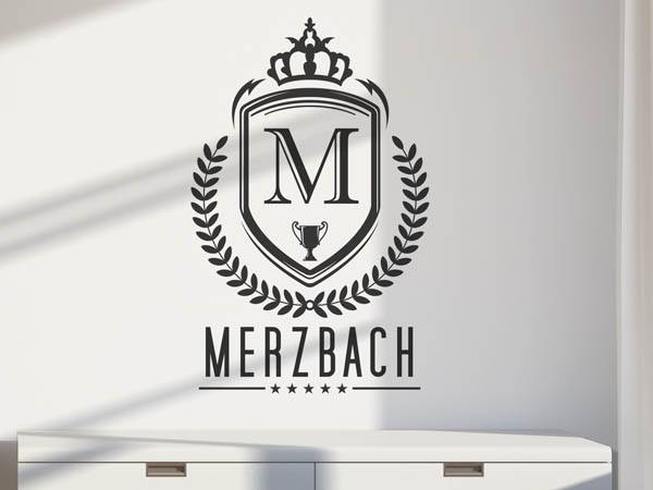 Wandtattoo Merzbach Wappen
