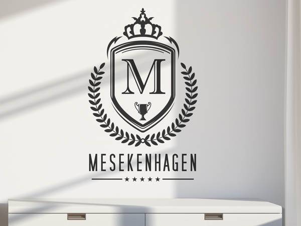 Wandtattoo Mesekenhagen Wappen