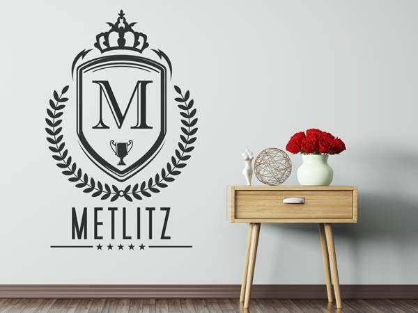 Wandtattoo Metlitz Wappen