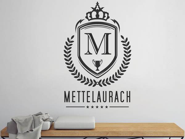 Wandtattoo Mettelaurach Wappen