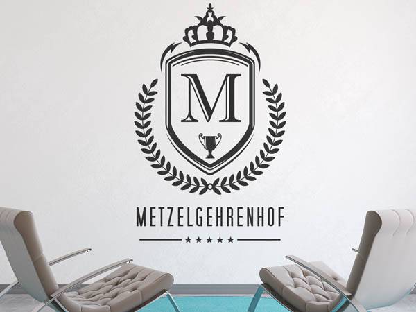 Wandtattoo Metzelgehrenhof Wappen