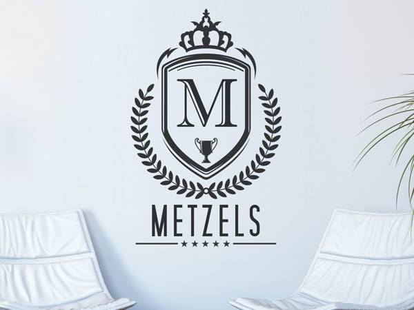 Wandtattoo Metzels Wappen