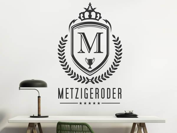 Wandtattoo Metzigeroder Wappen