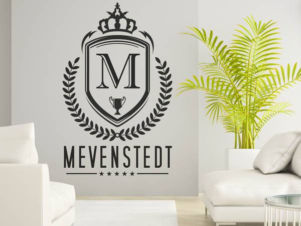 Wandtattoo Mevenstedt Wappen