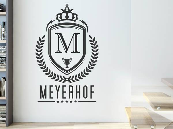 Wandtattoo Meyerhof Wappen