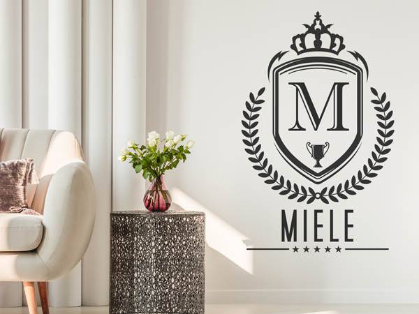 Wandtattoo Miele Wappen