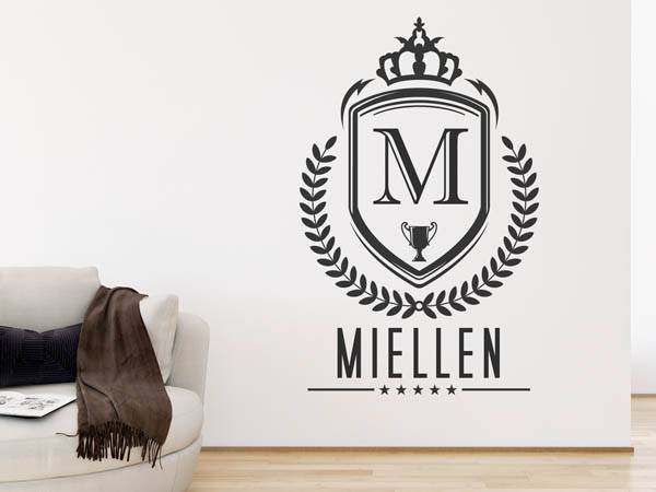 Wandtattoo Miellen Wappen