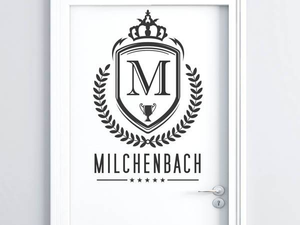 Wandtattoo Milchenbach Wappen