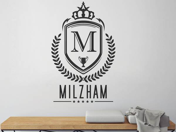 Wandtattoo Milzham Wappen