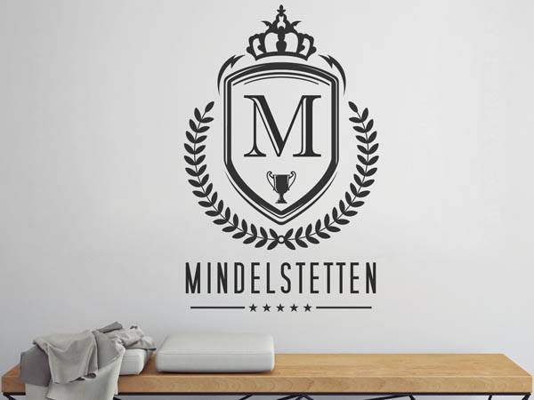 Wandtattoo Mindelstetten Wappen