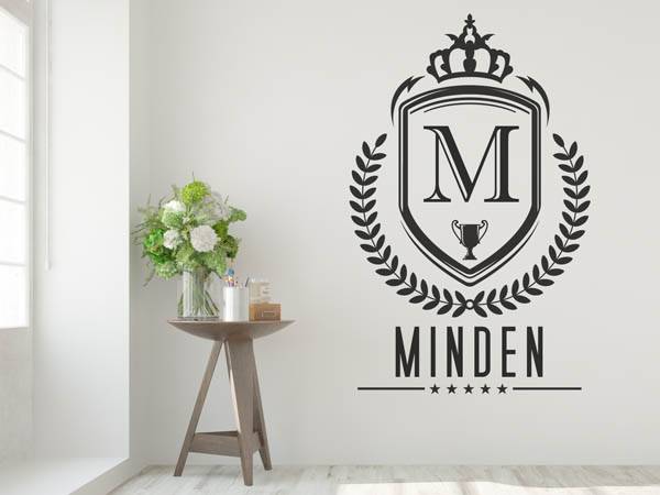 Wandtattoo Minden Wappen