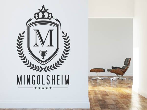 Wandtattoo Mingolsheim Wappen