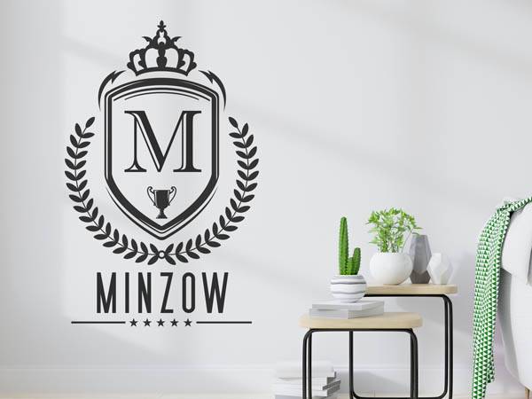 Wandtattoo Minzow Wappen