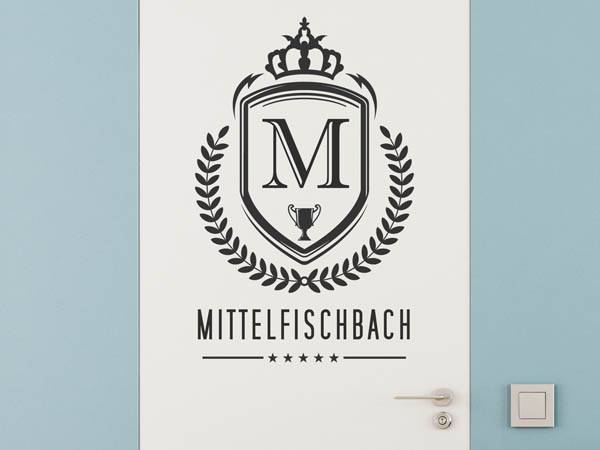 Wandtattoo Mittelfischbach Wappen