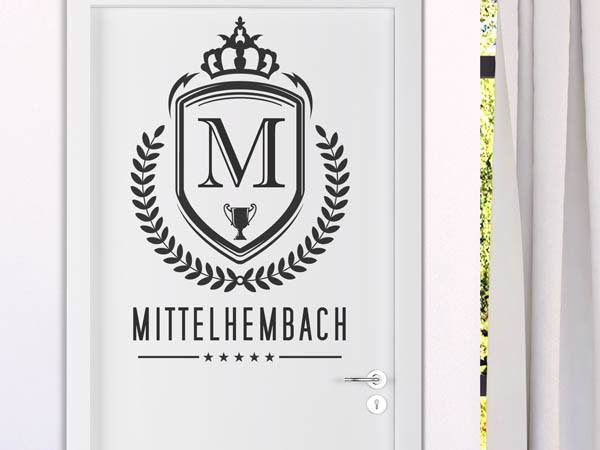 Wandtattoo Mittelhembach Wappen