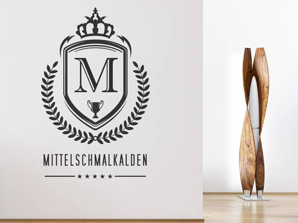 Wandtattoo Mittelschmalkalden Wappen