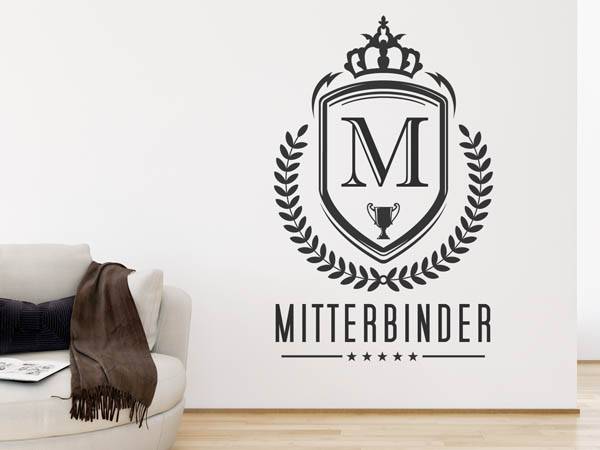 Wandtattoo Mitterbinder Wappen