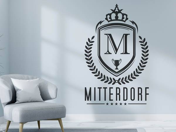 Wandtattoo Mitterdorf Wappen