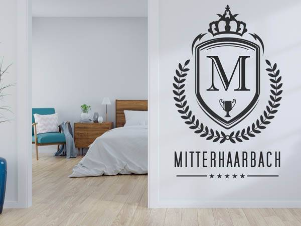 Wandtattoo Mitterhaarbach Wappen