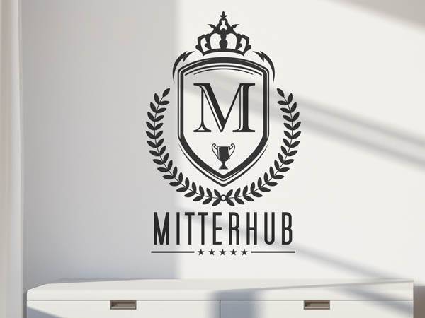 Wandtattoo Mitterhub Wappen