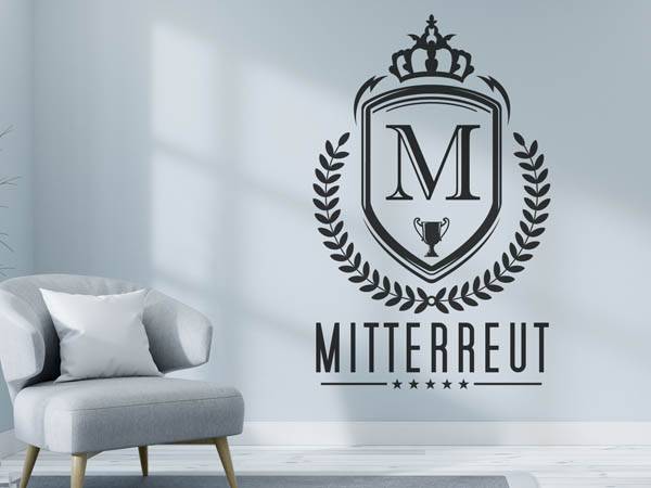 Wandtattoo Mitterreut Wappen