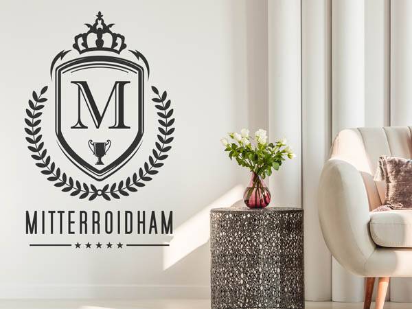 Wandtattoo Mitterroidham Wappen