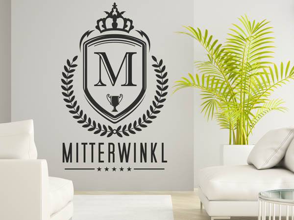 Wandtattoo Mitterwinkl Wappen